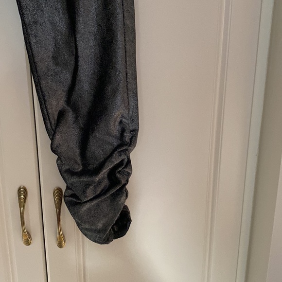 SHARON WAUCHOB SILVER METALIC SHINY PANTS SIZE 44. - Picture 3 of 16